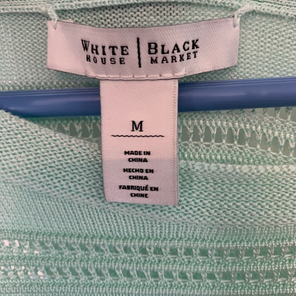 WHBM Lightweight Knit Sweater White House Medium - Picture 3 of 4